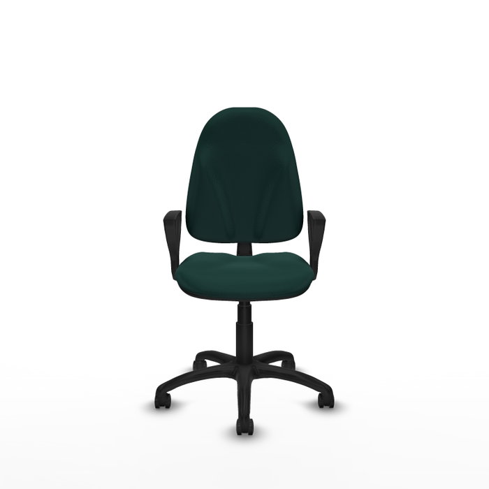 PIQUERAS Y CRESPO Chaise de bureau Algarra, similicuir vert bouteille