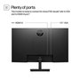 HP 324pv - Moniteur 23.8 pouces / 60.5 cm FHD, Écran PC 100 Hz, HP Eye Ease, Bords Fins, Noir