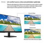 HP 324pv - Moniteur 23.8 pouces / 60.5 cm FHD, Écran PC 100 Hz, HP Eye Ease, Bords Fins, Noir