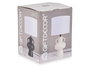 Giftdecor Lampe Vase Noire Céramique 24 x 39.7 x 24 cm, Lampe Jarron Décorative (Set de 4)