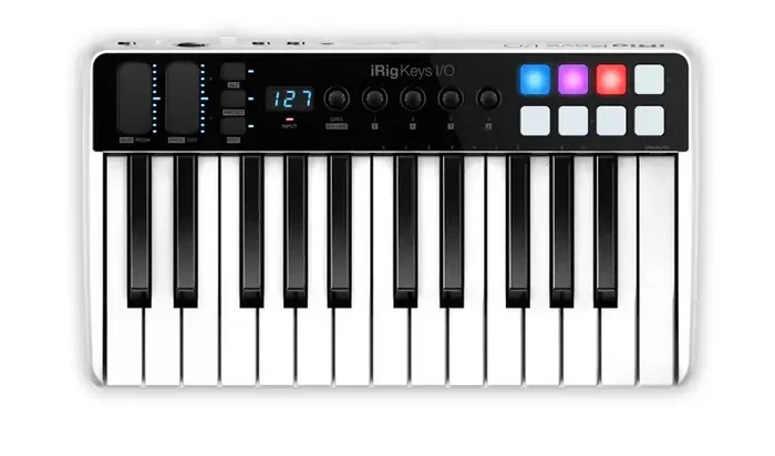 IKMULTIMED Irig Keys I/O 25 - Contrôleur MIDI 25 touches avec interface audio USB, boîte ouverte IKMULTIMED Irig Keys I/O 25 - Contrôleur MIDI 25 touches avec interface audio USB, boîte ouverte