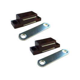 Edm Cierre magnético Im02 marron 42 x 18 mm, 2 uds