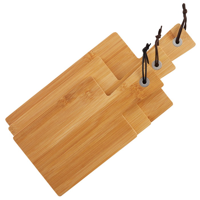 Day Jeu de 3 planches à découper en bambou avec corde