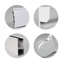 France Combi - Volet roulant PVC à sangle manuelle, Blanc, recoupable H120 x L100 cm, isolation thermique et phonique, kit à assembler