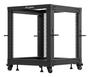 Lanberg Armario Abierto Rack 19 Pouces 12U pour Serveur Réseau Telecom, Noir, 600 kg