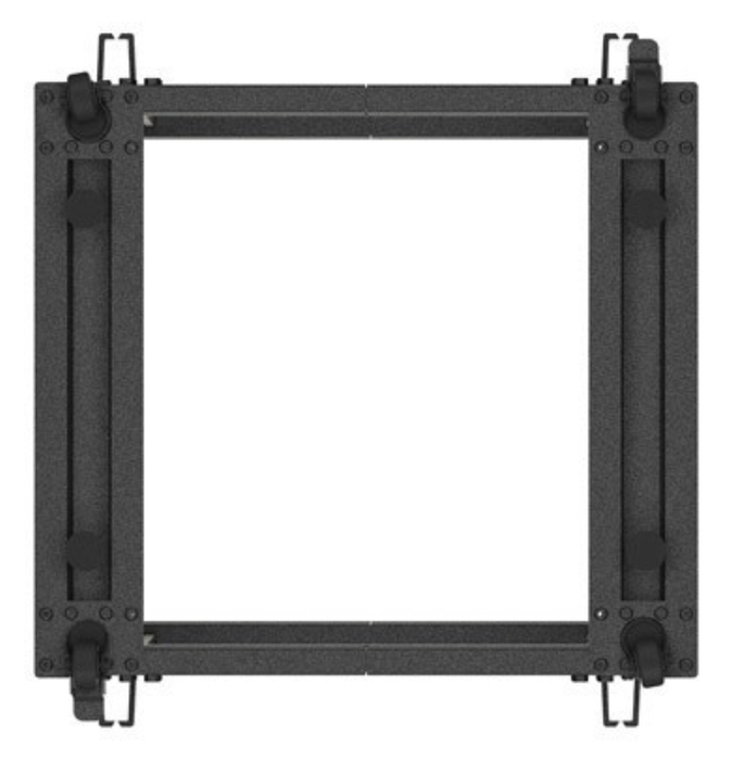 Lanberg Armario Abierto Rack 19 Pouces 12U pour Serveur Réseau Telecom, Noir, 600 kg