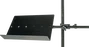 QUIKLOK QL B-1 Support pour pupitre avec pince, noir, acier, dimensions 300x60x190mm