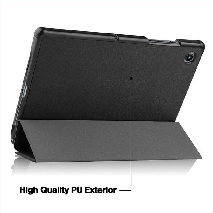 eSTUFF Housse Folio HOUSTON pour Samsung Galaxy Tab A8 10.5 - Protection magnétique fine avec support - Noir