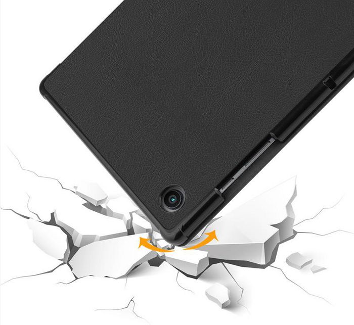 eSTUFF Housse Folio HOUSTON pour Samsung Galaxy Tab A8 10.5 - Protection magnétique fine avec support - Noir