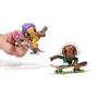 Spin Master Tech Deck SK8 CREW Pack de 2 Finger Skate avec Personnages Amovibles pour Réaliser des Figures - Assortiment