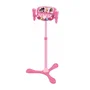 Lexibook Microphone Barbie sur Pied Ajustable Lumineux 60-95 cm, avec 2 Micros, Enceinte Bluetooth, Effets Vocaux et Lumineux, Entrée AUX et Support Téléphone