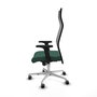 Piqueras y Crespo Chaise de Bureau Albacete avec mécanisme synchrone, Verde bouteille et noir