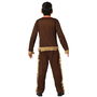 Costume d'Indien Rouge pour Enfant Garçon 10-12 Ans avec Camisette, Pantalon et Bandeau - Carnaval, Far West