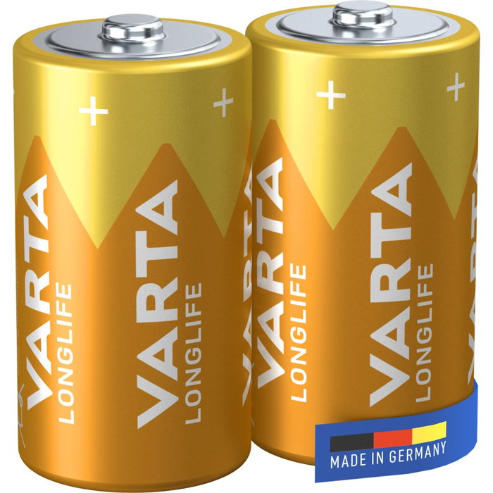 Varta Piles alcalines Longlife C - LR14, pack de 2