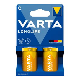 Varta LR14 Pile alcaline Longlife C 1,5 V – Blister de 2 pièces