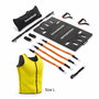 Pack système d'entraînement portable avec guide d'exercices et gilet sauna homme L InnovaGoods