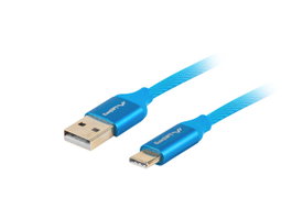 Câble USB A vers USB C Lanberg Quick Charge 3.0 Bleu