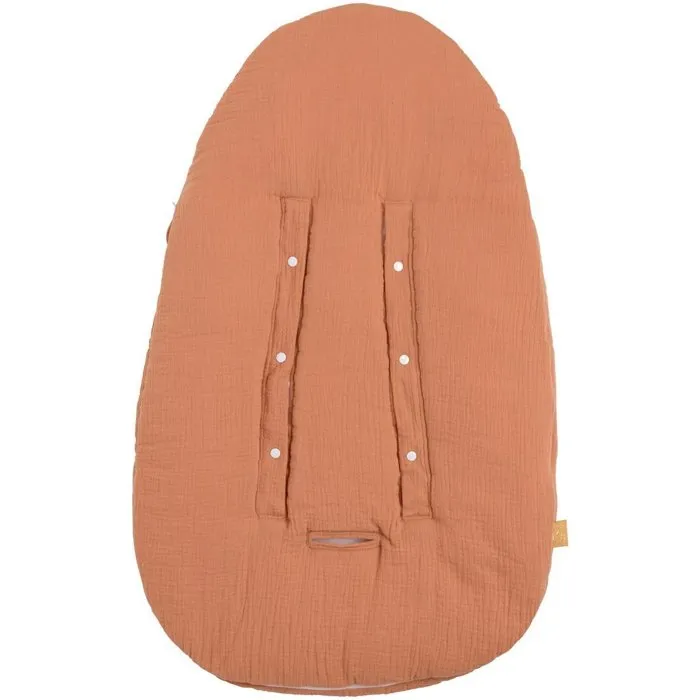 Sauthon - Nid d'ange hiver Sunlight - 0-4 mois - Mousseline de coton - Coloris Terra cotta Sauthon - Nid d'ange hiver Sunlight - 0-4 mois - Mousseline de coton - Coloris Terra cotta