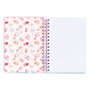 ERIK - Carnet A5 à reliure Wire-O 90 pages thème Sakura BT21, couverture rigide avec élastique et pochette intérieure