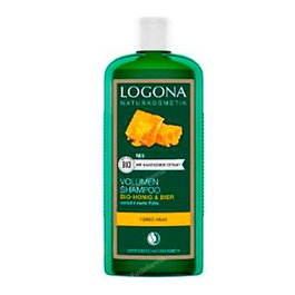 LOGONA Shampoo Volume Miel-Bière 250 ml Bio