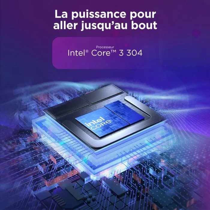 Lenovo IdeaPad Slim 3 17IWC11 - 17,3 FHD - Core 3 304 - 16 Go - 512 Go SSD - AZERTY