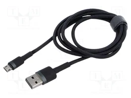 BASEUS Câble USB 2.0 High Speed 1m Noir Textile