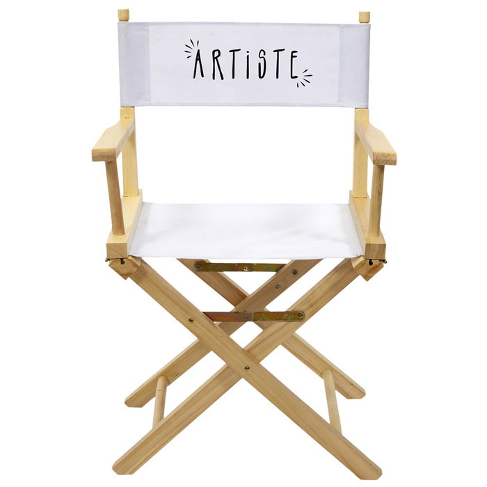 Home Deco Factory Chaise de réalisateur Artiste Home Deco Factory Chaise de réalisateur Artiste
