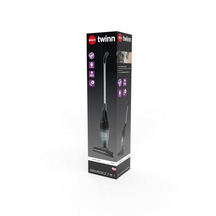 Eldom Aspirateur balai TWINN 500 W 2 en 1 13 Pièces
