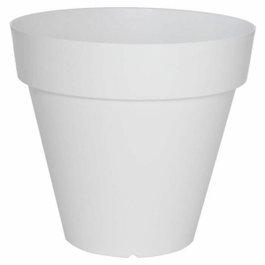 Riviera Pot de fleurs Soleilla Rond Blanc 49 x 45cm