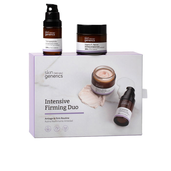 Skin Generics Duo Raffermissant Intensif Crème Régénérante 50ml + Contour des Yeux 20ml Vitamine F + Rétinol + Tétrapéptides Skin Generics Duo Raffermissant Intensif Crème Régénérante 50ml + Contour des Yeux 20ml Vitamine F + Rétinol + Tétrapéptides