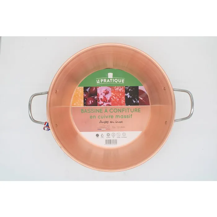 Le Pratique Bassine à confiture Cuivre 9 L Le Pratique Bassine à confiture Cuivre 9 L
