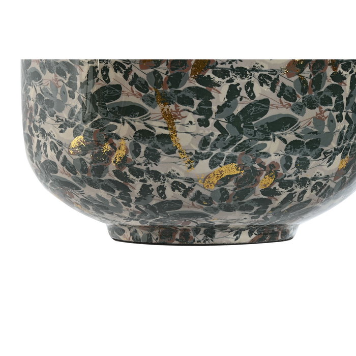 Vase Home ESPRIT Vert Doré Métal 25 x 25 x 69 cm Vase Home ESPRIT Vert Doré Métal 25 x 25 x 69 cm