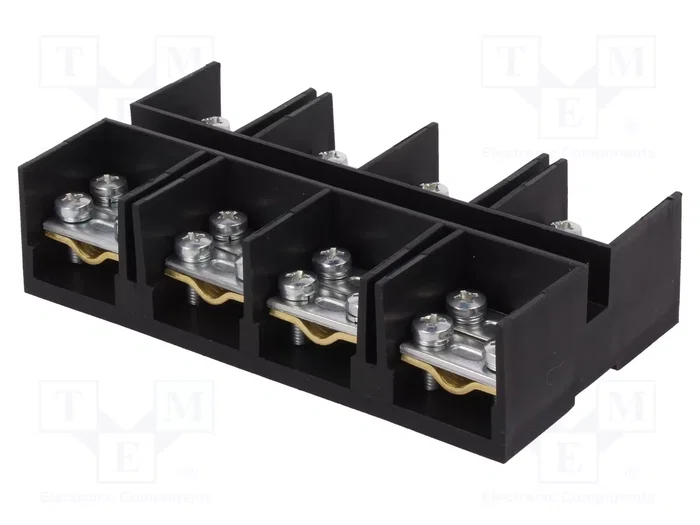 PAWBOL Barrette de jonction d'alimentation 125A noir PAWBOL Barrette de jonction d'alimentation 125A noir
