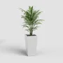 Artevasi Pot de fleurs Pisa SWS 60 BR - Blanc - Intérieur/Extérieur - Plastique - Ø33 x H61 cm - 45 L