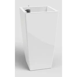 Artevasi Pot de fleurs Pisa SWS 60 BR - Blanc - Intérieur/Extérieur - Plastique - Ø33 x H61 cm - 45 L