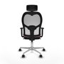 Piqueras y Crespo Chaise de Bureau avec Appui-tête 1D086N2 Rose