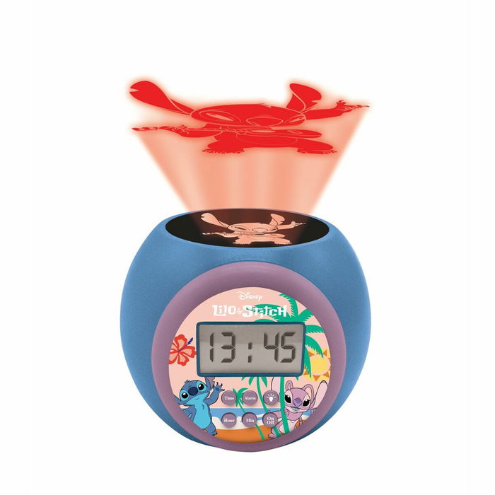 Radio réveil avec projecteur LCD Lexibook Stitch