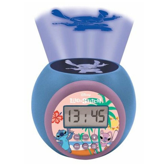 Radio réveil avec projecteur LCD Lexibook Stitch