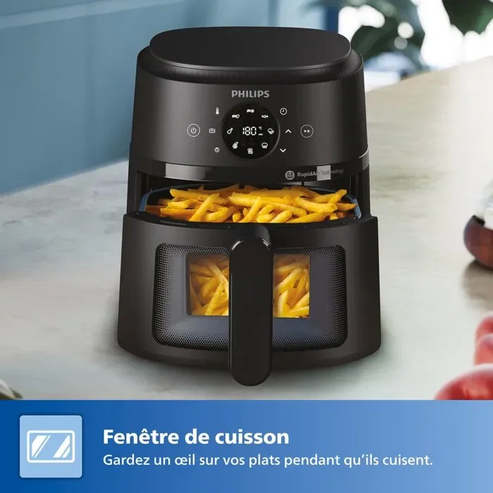 Philips NA210/00 Airfryer Série 2000 Friteuse sans huile 3,2 L 1300 W Noir