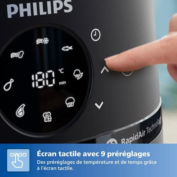 Philips NA210/00 Airfryer Série 2000 Friteuse sans huile 3,2 L 1300 W Noir