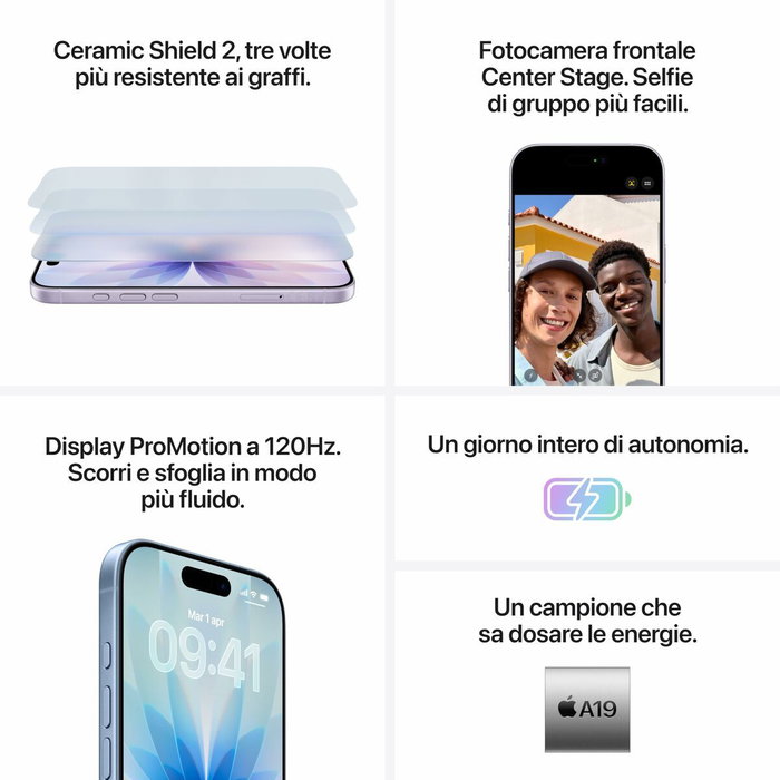 Smartphone Apple iPhone 17 6,3" Hexa Core 8 GB RAM 256 GB Blanc Smartphone Apple iPhone 17 6,3" Hexa Core 8 GB RAM 256 GB Blanc
