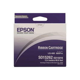 Epson Ruban Noir C13S015262 - Ruban d'impression noir pour imprimante Epson