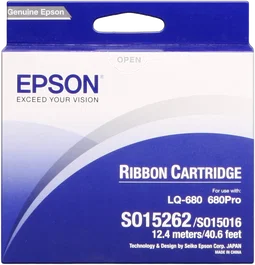Epson C13S015262 Cinta nylon noire LQ-680 - 2 millions de copies