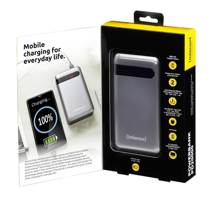 Intenso PD20000 Power Delivery 20000 mAh Anthracite
