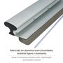 WOLFPACK LINEA PROFESIONAL Llana en aluminium et acier inoxydable pour plâtre 50 cm
