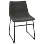 Home Deco Factory Chaise James Gris foncé
