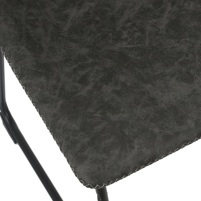 Home Deco Factory Chaise James Gris foncé