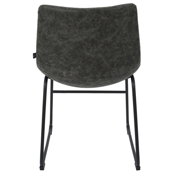 Home Deco Factory Chaise James Gris foncé