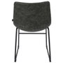 Home Deco Factory Chaise James Gris foncé