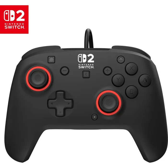 Turtle Beach Rematch Manette Gaming Filaire RGB pour Nintendo Switch 2 - Noir avec Sticks à Effet Hall Turtle Beach Rematch Manette Gaming Filaire RGB pour Nintendo Switch 2 - Noir avec Sticks à Effet Hall
